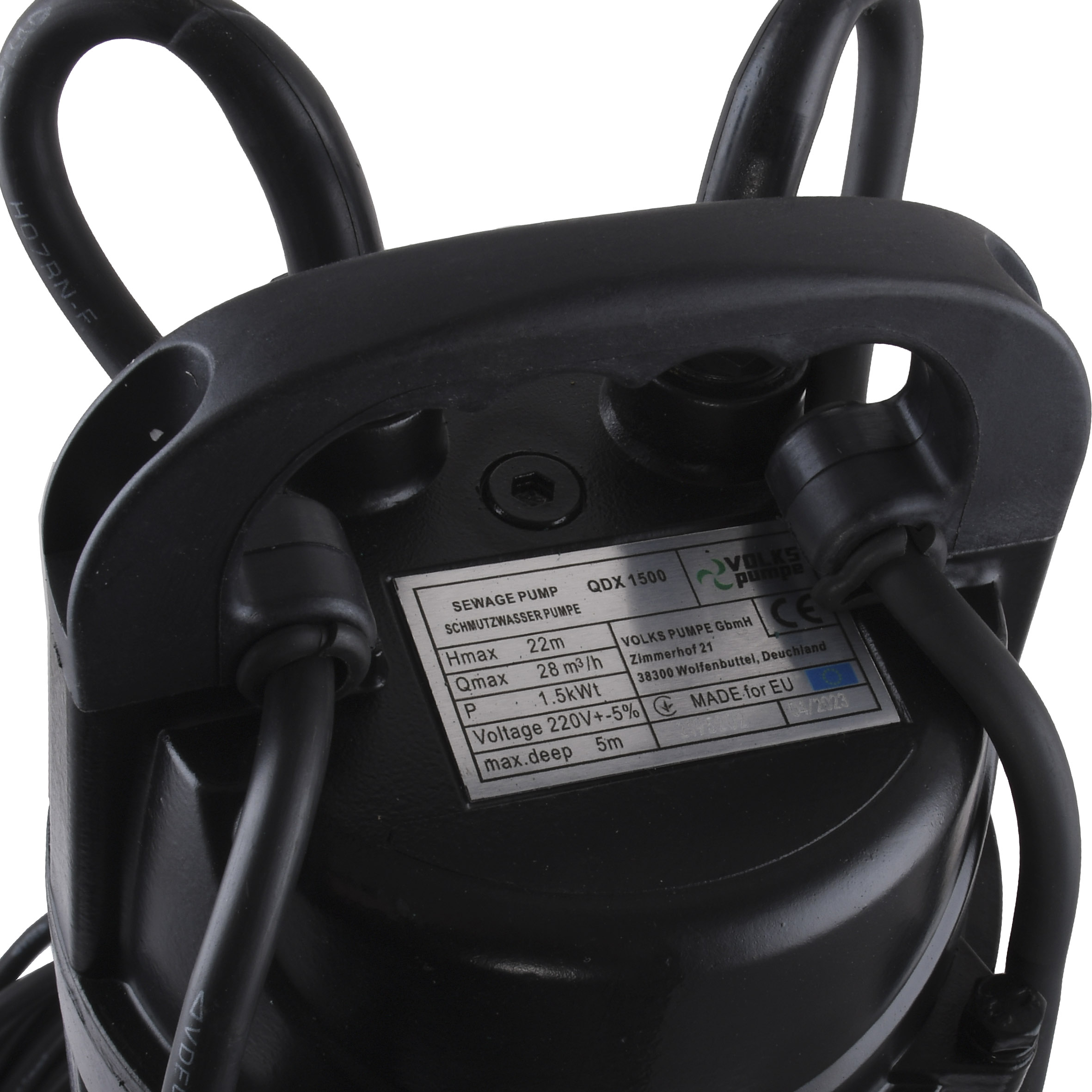 Насос дренажний VOLKS pumpe QDX1500 1,5кВт в інтернет-магазині Yago