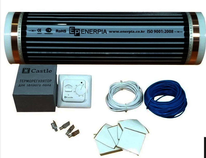 Підключення інфрачервоної плівки до терморегулятора