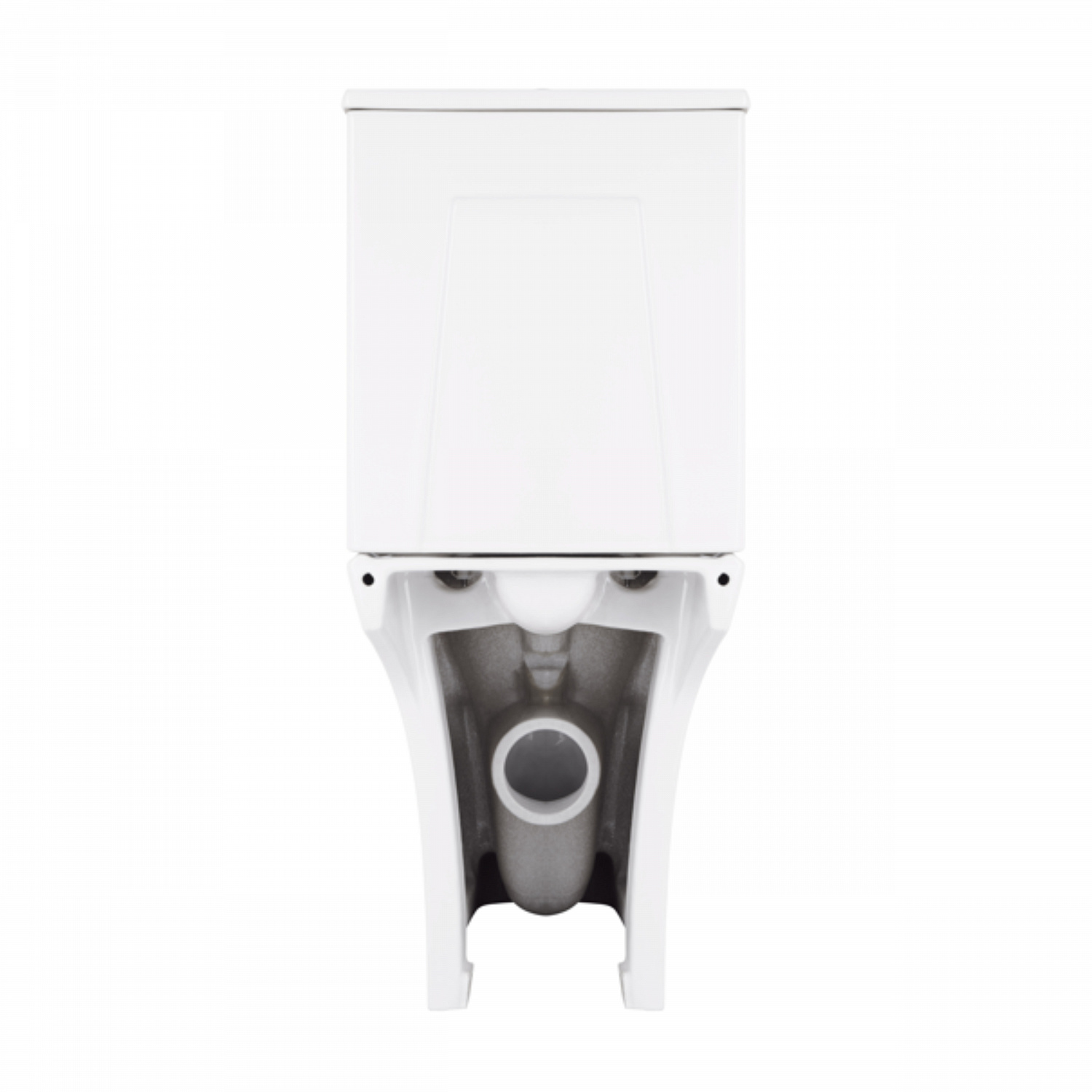 Унітаз-компакт Qtap Presto Quadro безободковий з сидінням Soft-close QT24221215AW