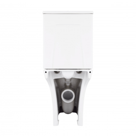 Унітаз-компакт Qtap Presto Quadro безободковий з сидінням Soft-close QT24221215AW