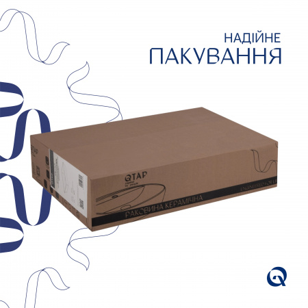 Раковина-чаша Qtap Virgo 490х350х110 White QT18112261WN
