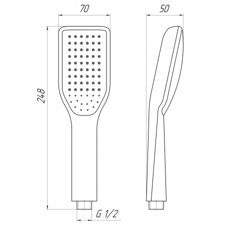 Душова лійка Globus Lux SH651-P
