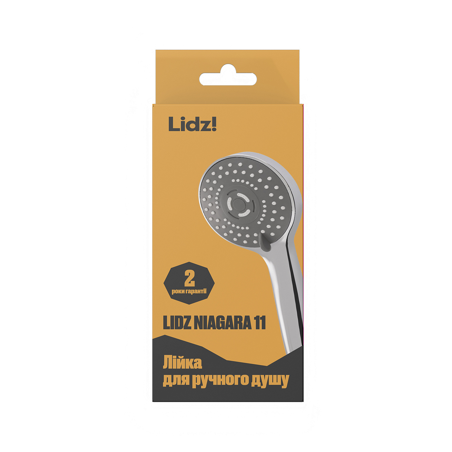 Лійка для ручного душу Лейки Lidz Niagara 11 98 мм округла LDNIA11CRM35464 Chrome