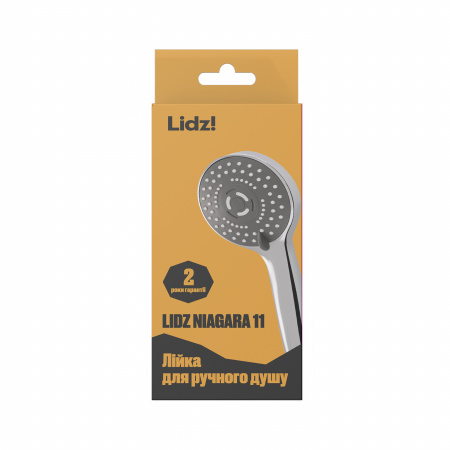 Лійка для ручного душу Лейки Lidz Niagara 11 98 мм округла LDNIA11CRM35464 Chrome