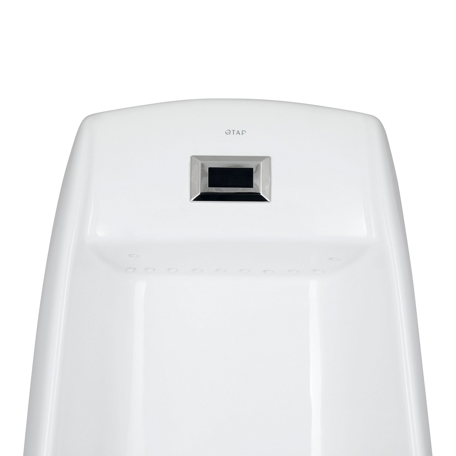 Пісуар підлоговий Qtap Scorpio з ІЧ-датчиком автоматичного змиву 430х370х990 White QT1488101HW