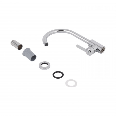 Змішувач для кухні U-образний Brinex Pure 015F U-образний  Chrome BRIPUR015FCRM