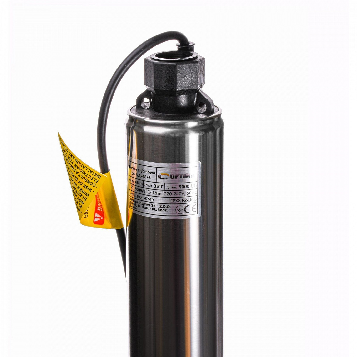 Насос колодязний OPTIMA OP 5,1 - 48/6 0,6кВт в інтернет-магазині Yago
