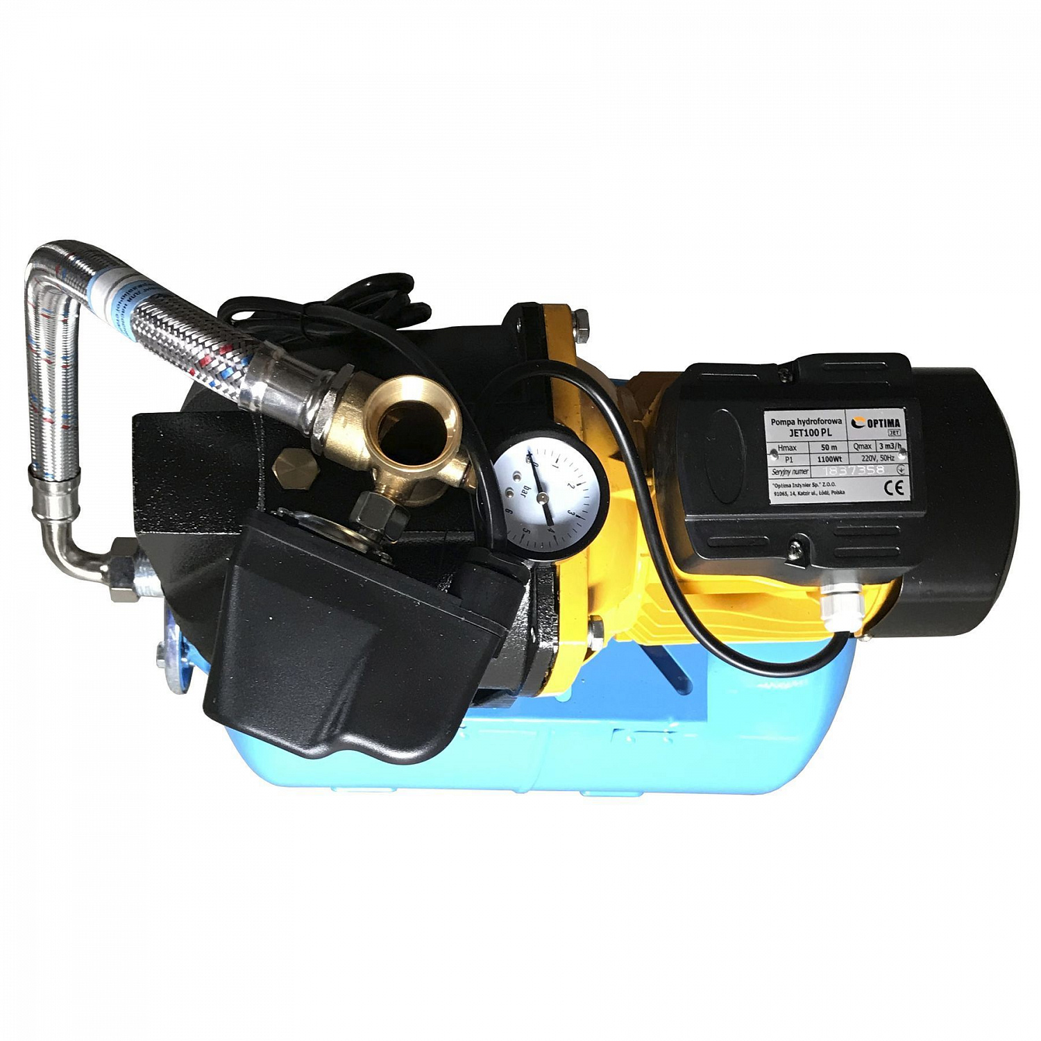 Насосна станція Optima JET100-PL-24 1,1кВт чавун довгий на гребінці в інтернет-магазині Yago