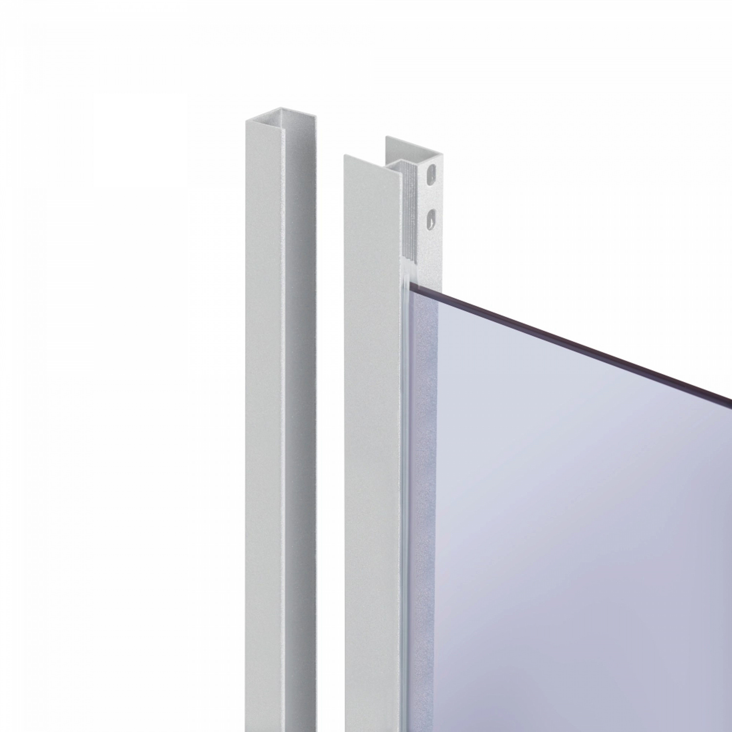 Душова кабіна Latwa SC80x80.SAT.MID.GR полукругла, скло тон. 4 мм + Душовий піддон KAPIELKA ST80x80x26, з панеллю Lidz