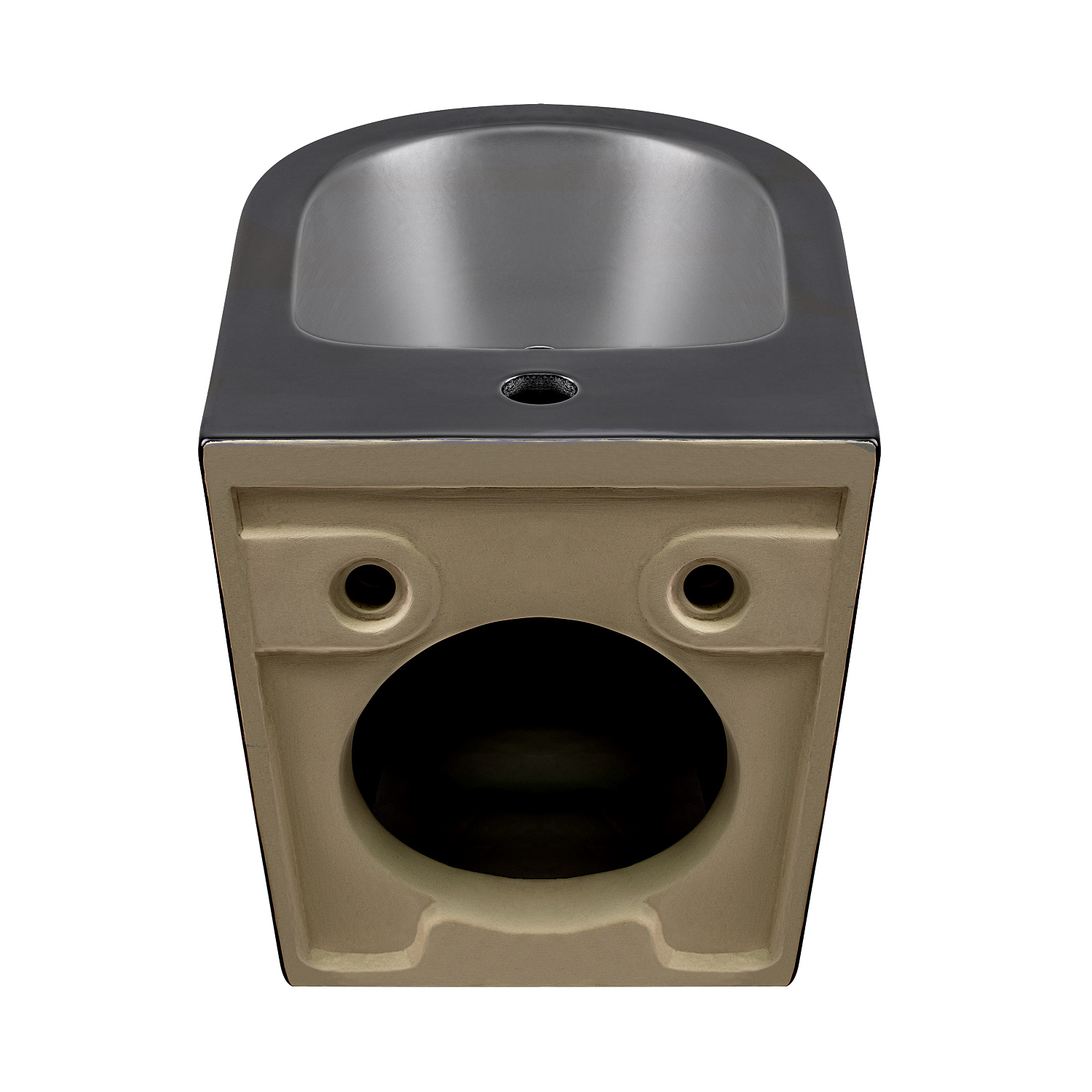 Біде підвісне Qtap Scorpio 515x360x345 Matt black QT1455053FMB