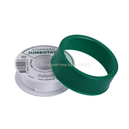 Фум стрічка тефлонова Jumbotape standard UNIPAK (11м х19мм х 0,2мм) в інтернет-магазині Yago