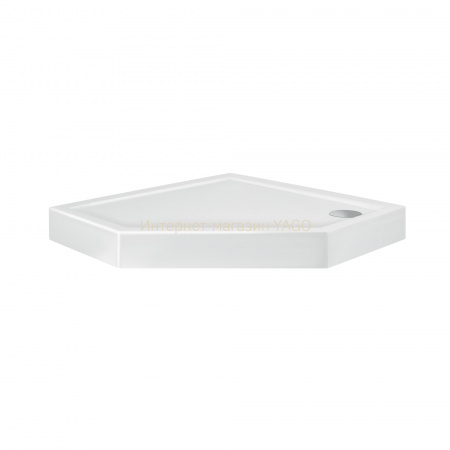 Душовий піддон Qtap Diamond 309912 90x90x12 см + сифон