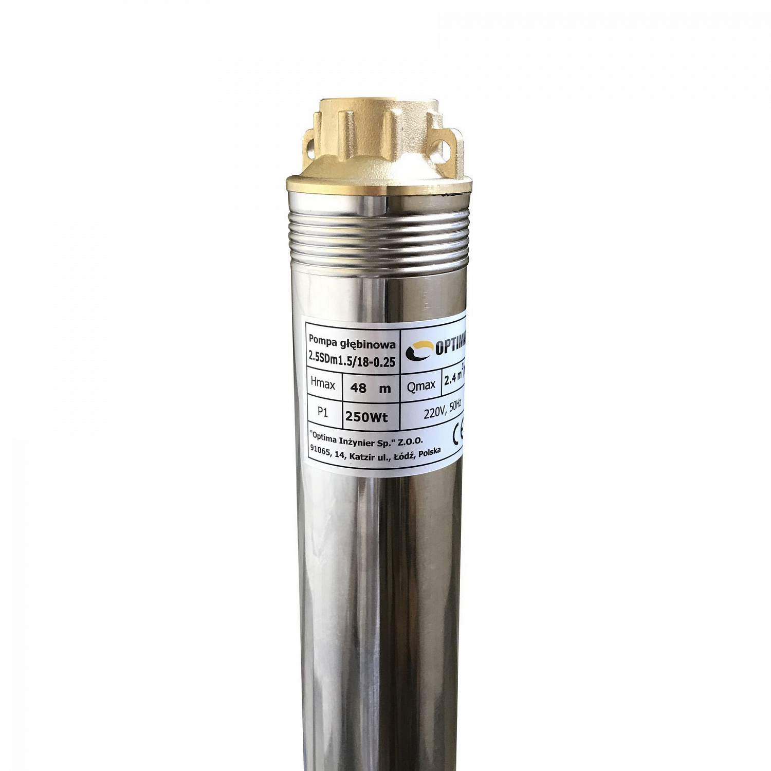 Насос свердловинний з підв, стійк, до піску 2,5″ OPTIMA 2,5SDm1,5/18 0,25 кВт 48м + пульт+кабель 15м в інтернет-магазині Yago