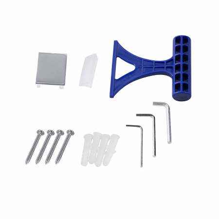 Душова перегородка Qtap Walk-In Standard CRM209.C8 90х200 см, скло Clear 8 мм, покриття CalcLess