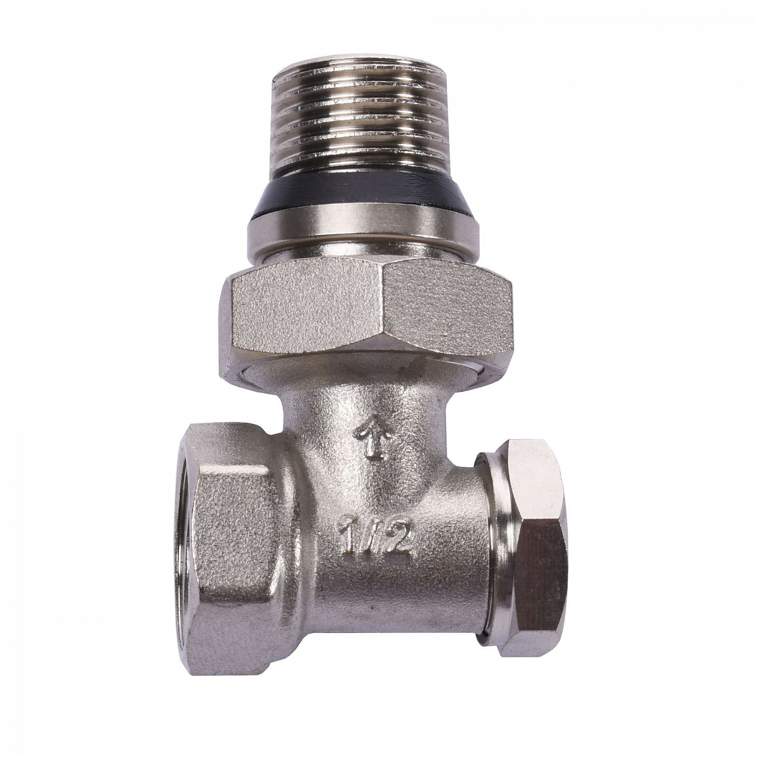 Кран радіаторний кутовий ECO Technology ECO5007 (ECO5107) 1/2″ під ключ з ущільнювачем в інтернет-магазині Yago