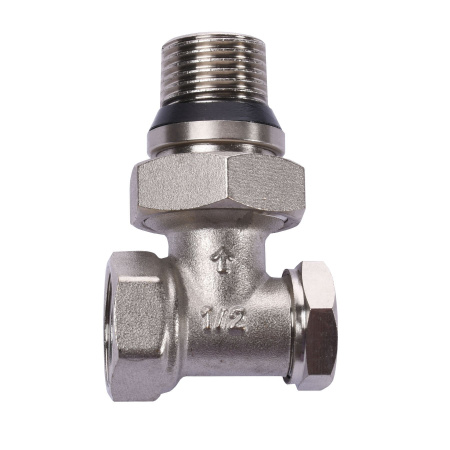 Кран радіаторний кутовий ECO Technology ECO5007 (ECO5107) 1/2″ під ключ з ущільнювачем в інтернет-магазині Yago