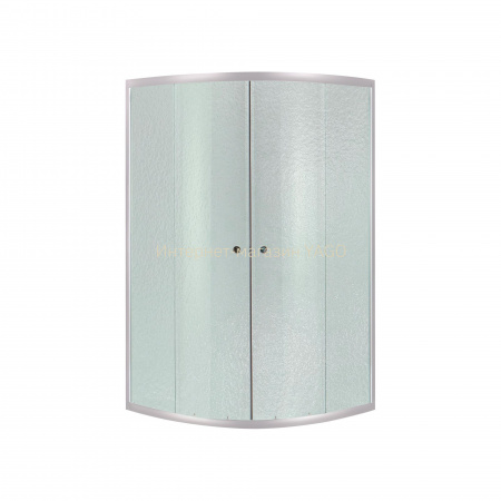 Душова кабіна Lidz Latwa SC80x80.SAT.MID.FR, скло Frost 4 мм без піддона