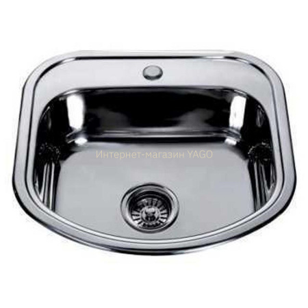 Мийка кухонна врiзна прямокутна 490x460х180 Polish MR 4946 P Mira