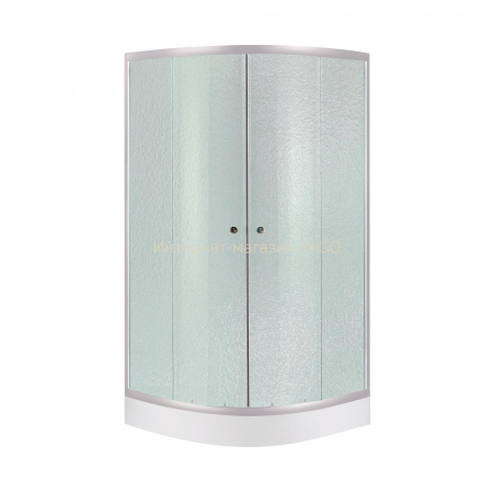 Набір Lidz душова кабіна Latwa SC80x80.SAT.LOW.FR, скло Frost 4 мм + піддон Kupala
