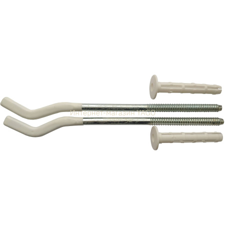 Комплект кронштейнів радіатора CRISTAL NS-1016 штирьковий прорезинений з дюбелем Ø9х245мм (пар.4од.) в інтернет-магазині Yago