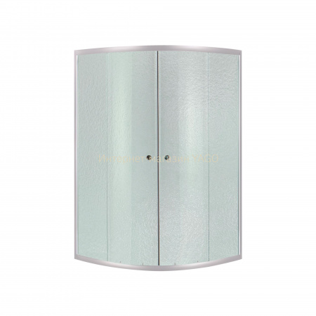 Душова кабіна Lidz Latwa SC90x90.SAT.HIGH.FR, скло Frost 4 мм без піддона