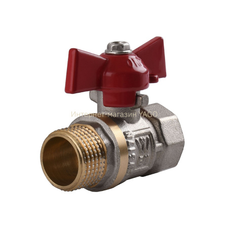 Кран кульовий прямий WATER VALVE 1/2″ ЗВ КБ NV-V Q002 в інтернет-магазині Yago