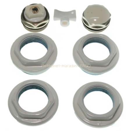 Комплект футорок секційного радіатора CRISTAL NR-2012 3/4″ (HT 404) в інтернет-магазині Yago