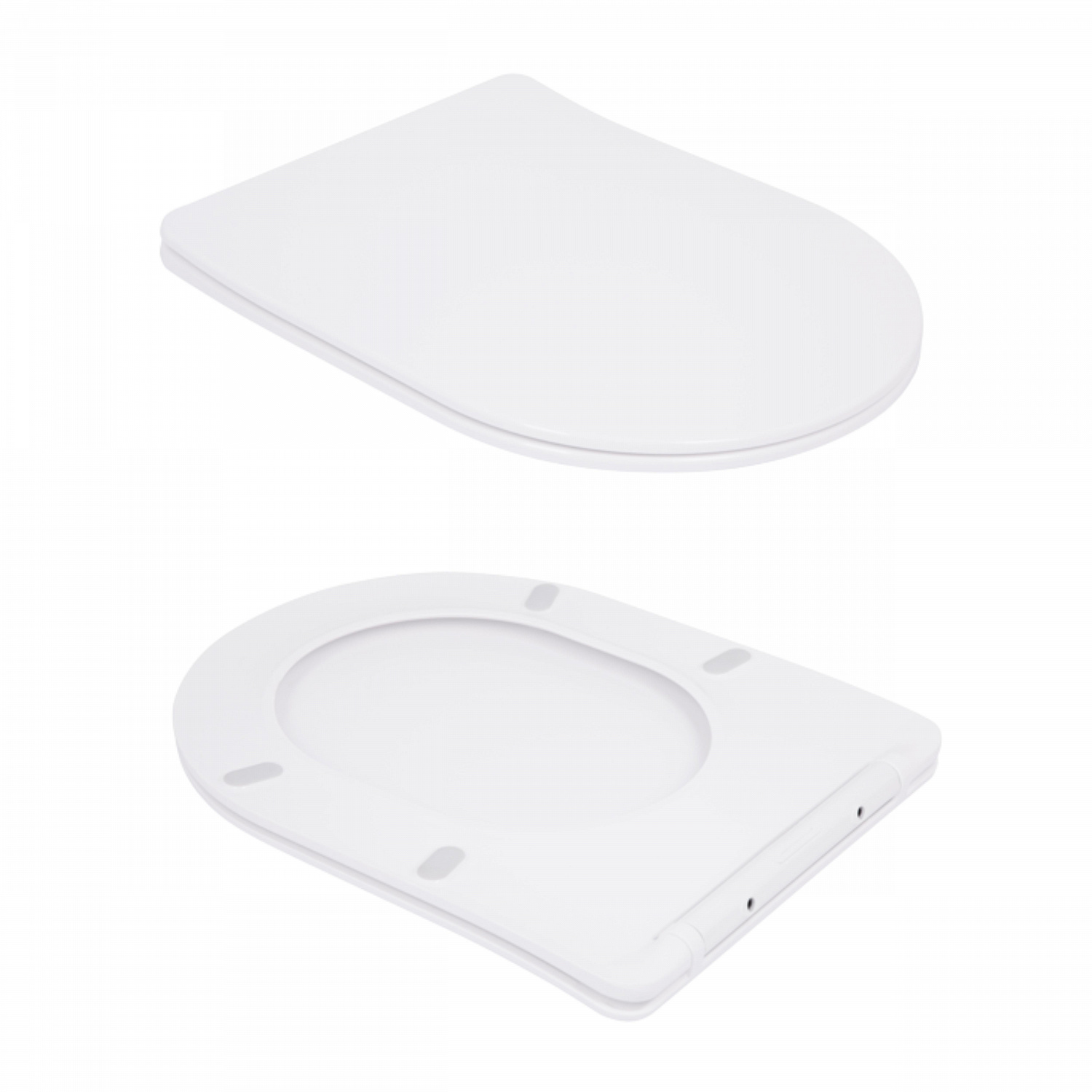 Унітаз підвісний Qtap Robin Ultra Quiet безобідковий з сідінням Soft-close 520x365x365 мм WHITE