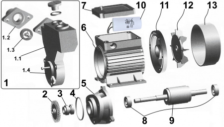 Насос вихровий Optima TPS60 N 0,37кВт  з ежектором в інтернет-магазині Yago