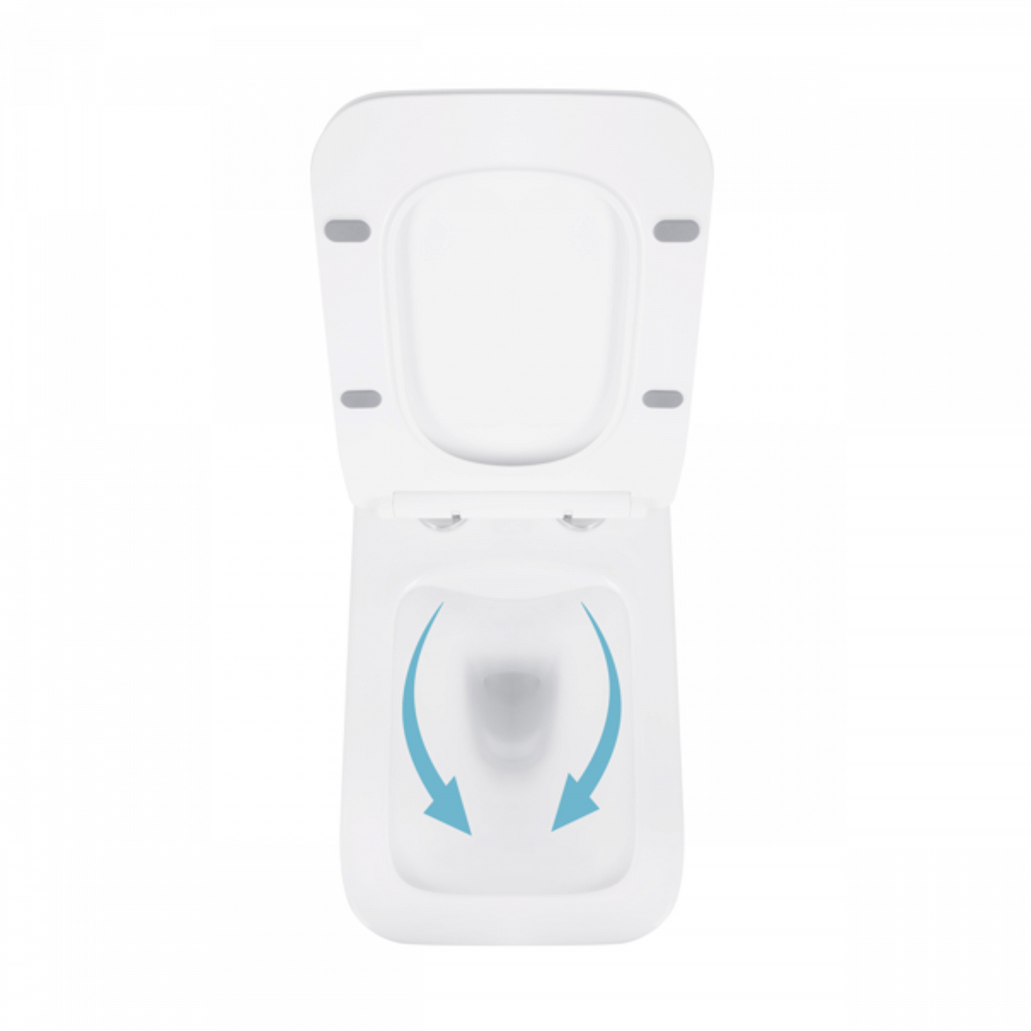 Унітаз підвісний Qtap Crow безобідковий з сідінням Soft-close QT05335170W