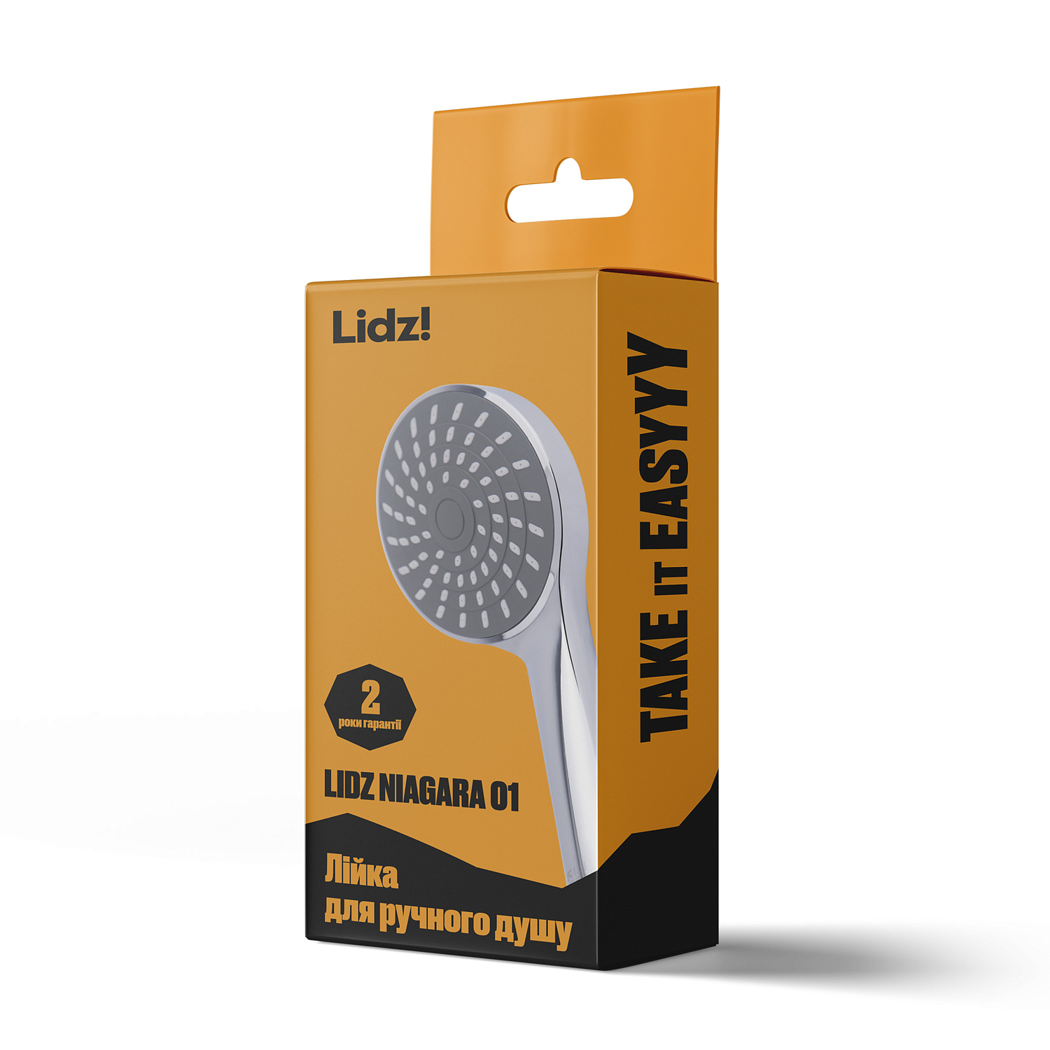 Лійка для ручного душу Лейки Lidz Niagara 01 98 мм округла LDNIA01CRM22034 Chrome