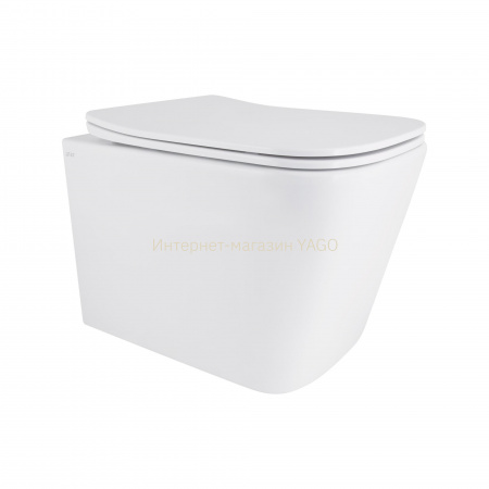 Унітаз підвісний Qtap Tern із сидінням Soft-close QT17332303ASW