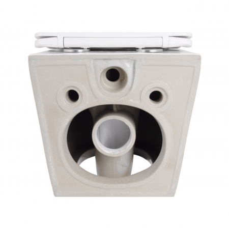 Унітаз підвісний Qtap Robin Mew безобідковий з сидінням Soft-close QT13332381АSW