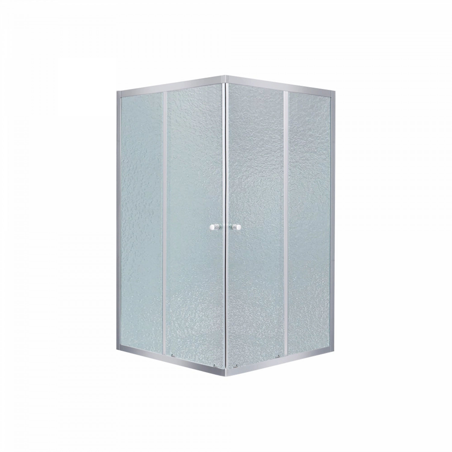 Lidz Wawel SC80x80.SAT.LOW.FR Душова кабіна квадратна, скло Frost 4 мм + Lidz Душовий піддон KAPIELKA ST80x80х14