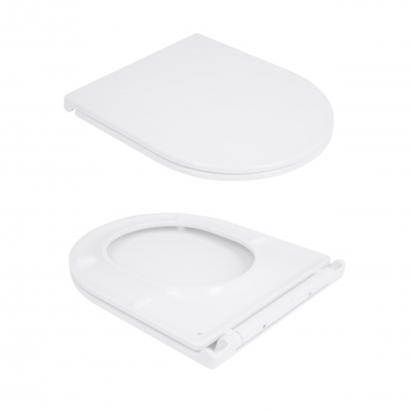 Унітаз підвісний Qtap Taurus безободковий з сидінням Soft-close QT2433084EUQW