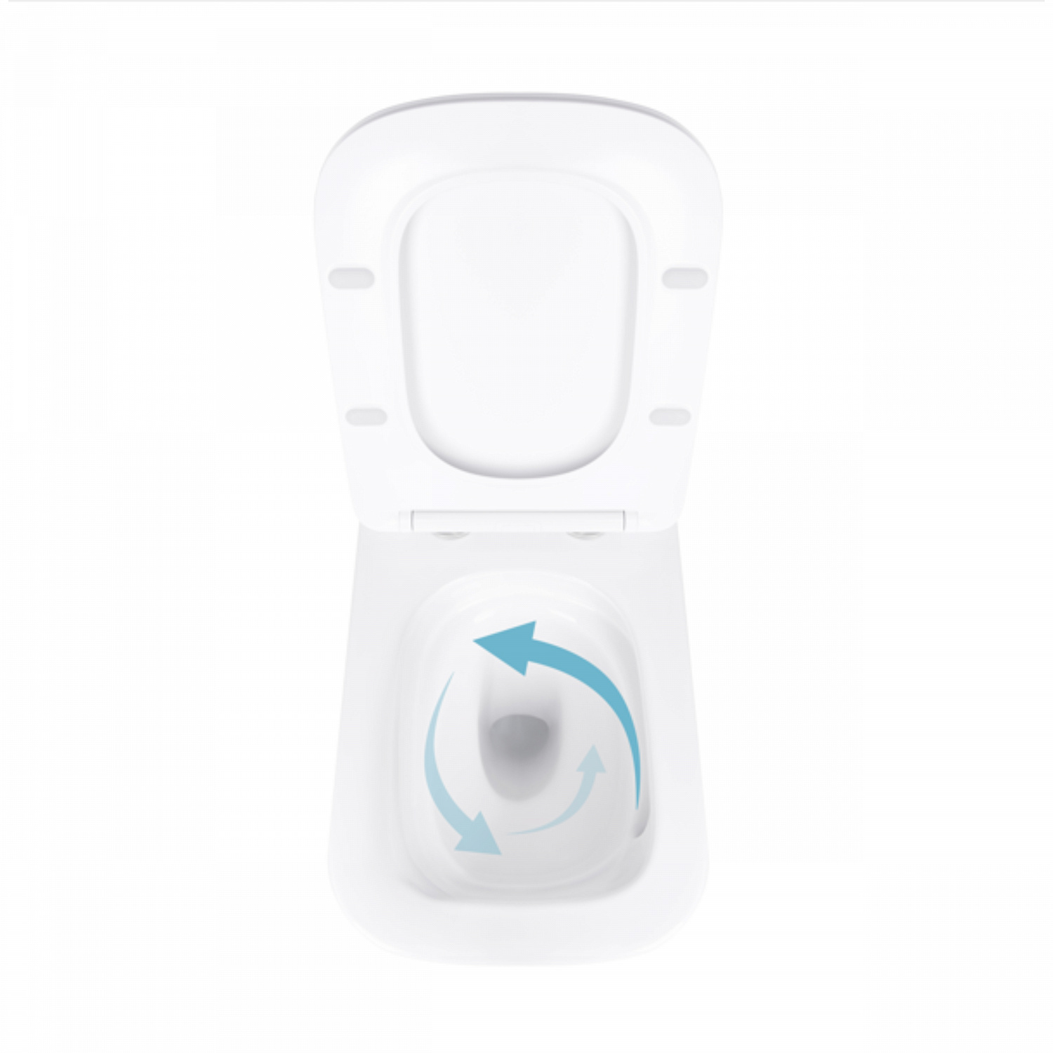 Унітаз підвісний Qtap Tern Ultra Quiet безобідковий з сидінням Soft-close WHITE QT17332303AW