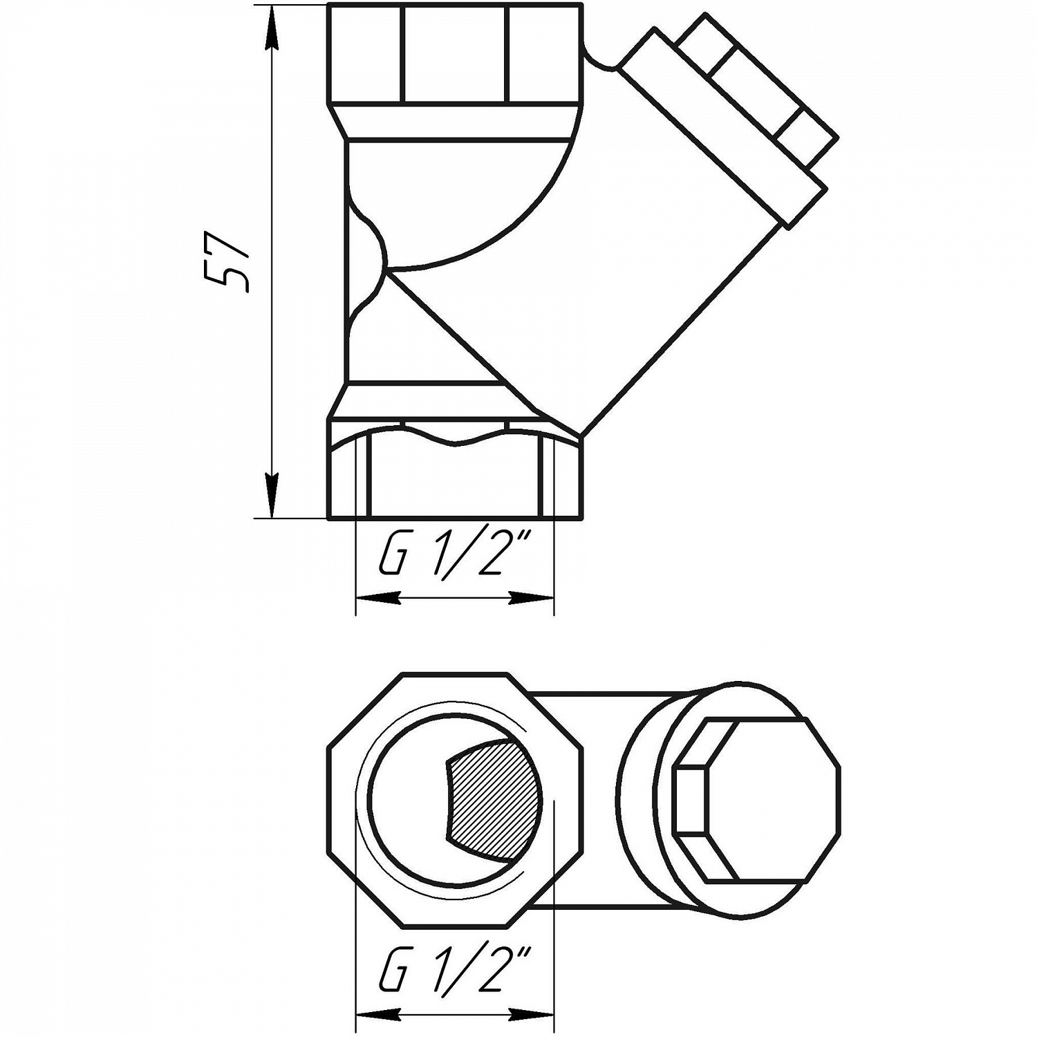 Фільтр грубого очищення для газу ITAP 1/2″ 193 в інтернет-магазині Yago