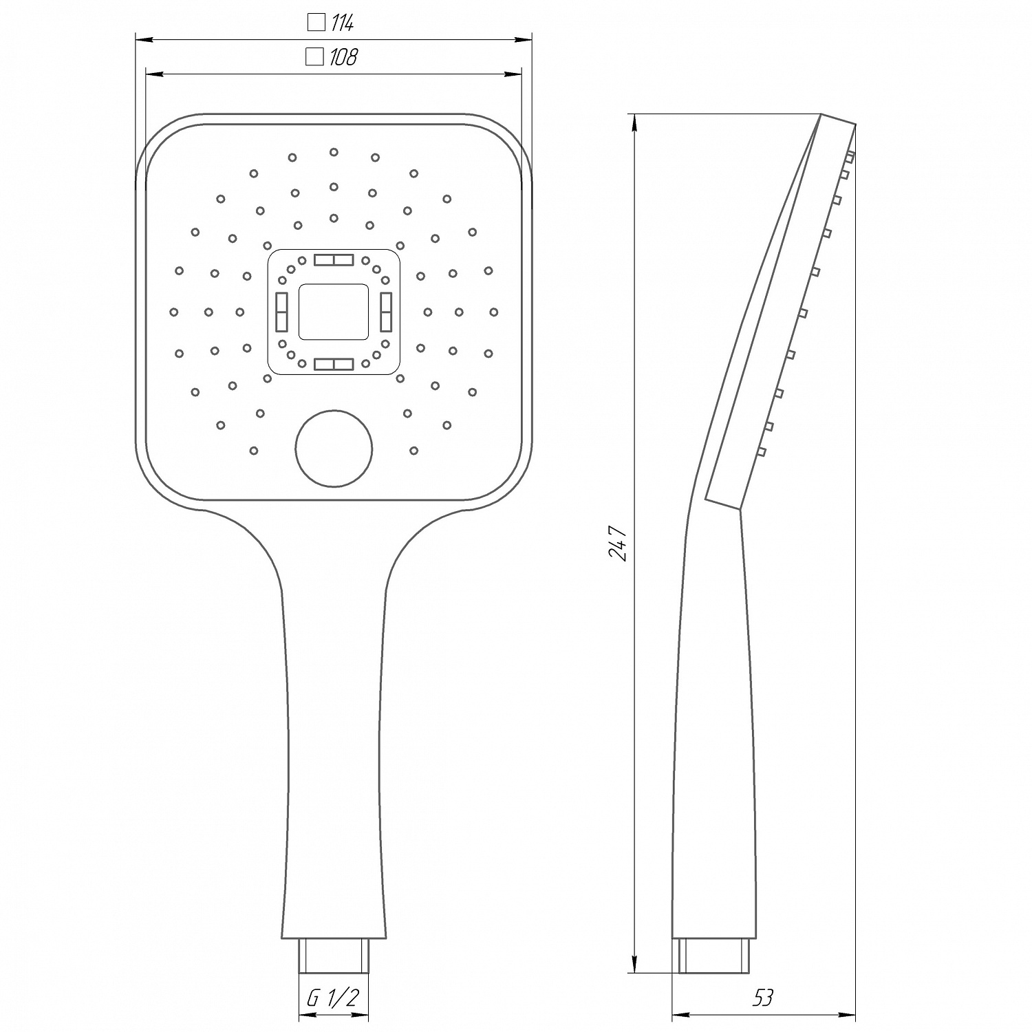 Душова лійка Globus Lux NS-003-00