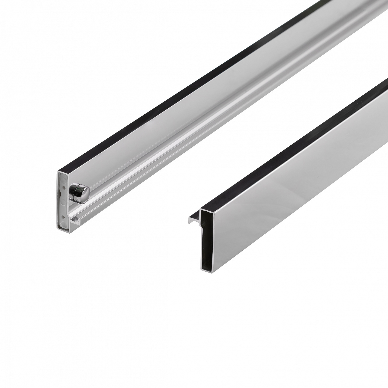 Душові двері в нішу Qtap Taurus CRM201-11.C6 97-108x200 см, скло Clear 6 мм, покриття CalcLess