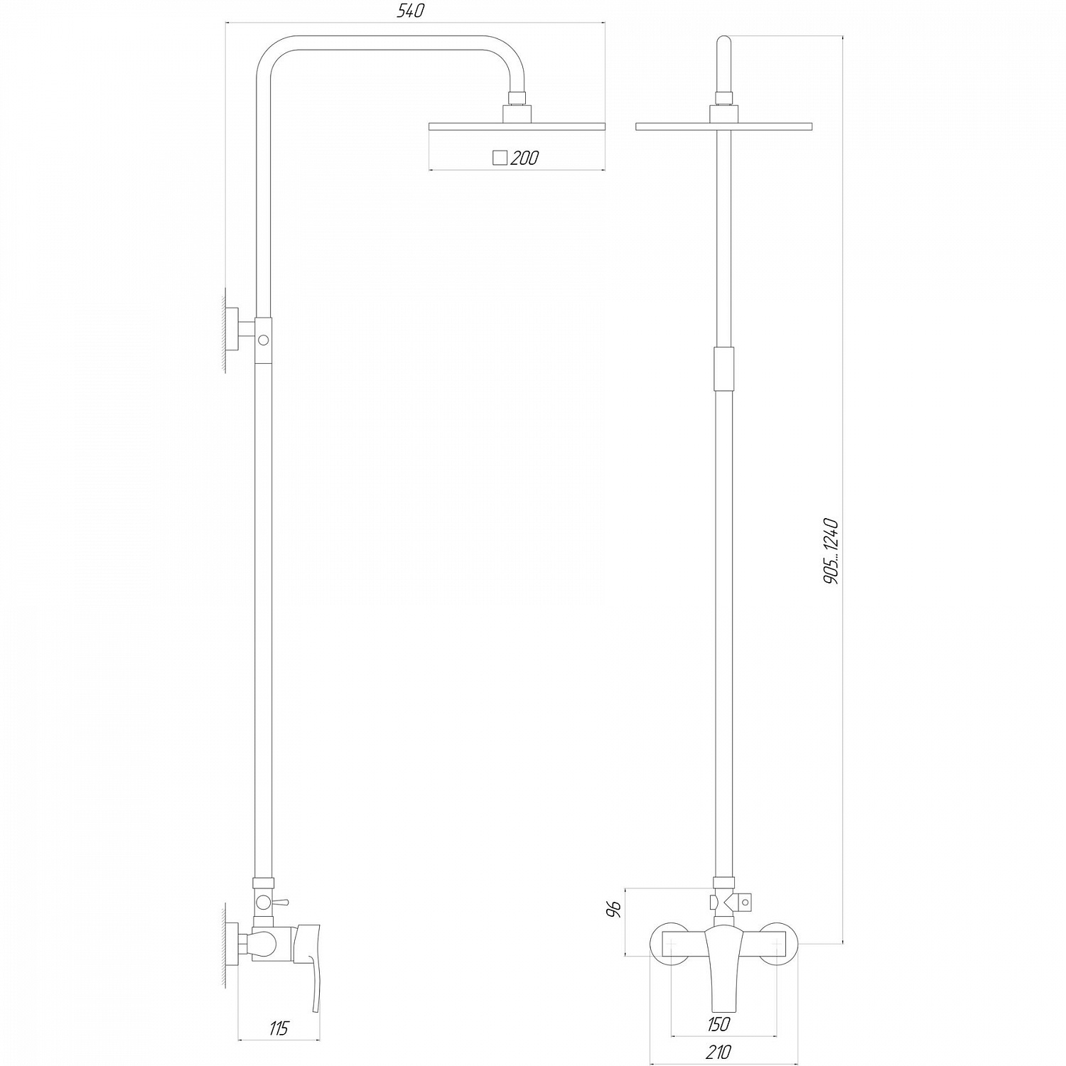Душова система Globus Lux QUEENSLAND GLQU-0077