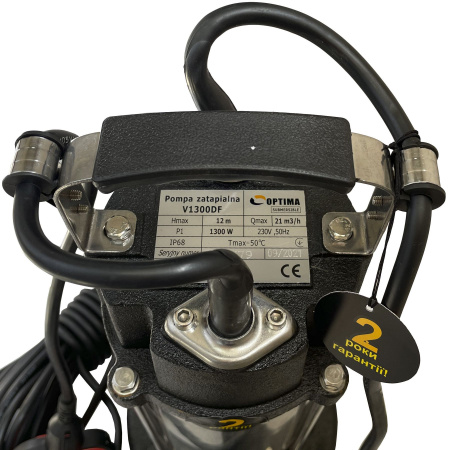 Насос фекальний з ріжучим механізмом Optima V1300 DF 1,3кВт в інтернет-магазині Yago