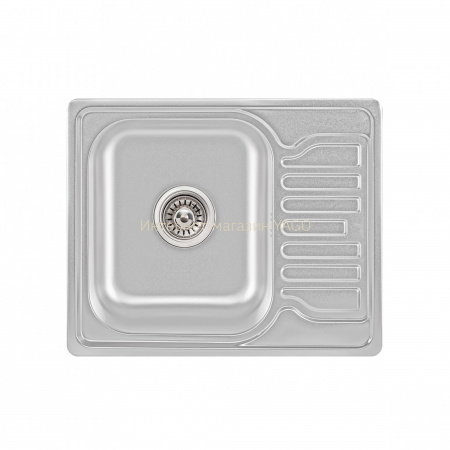 Кухонна мийка Lidz 5848 0,8 мм Satin (LIDZ5848SAT)