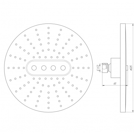 Душова лійка Globus Lux SD07A