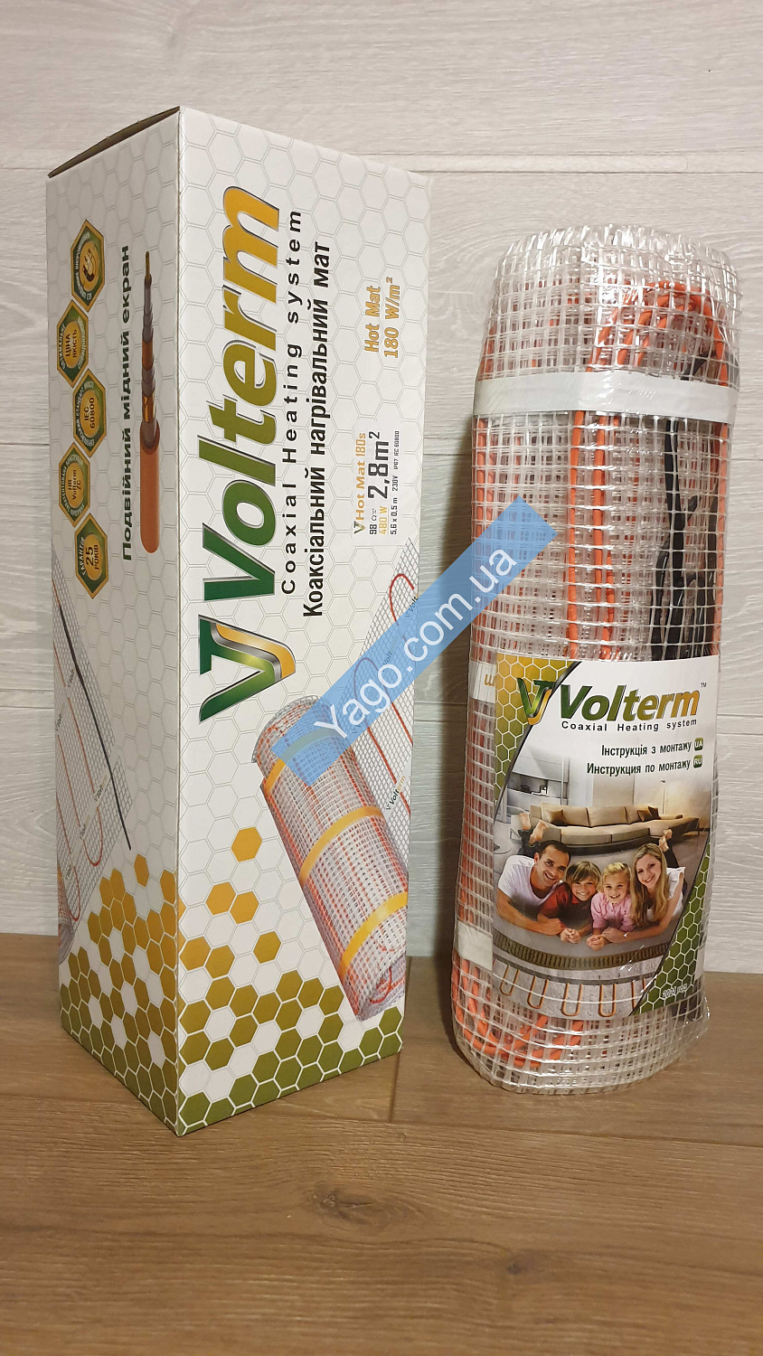 Нагрівальний мат Volterm -2,8 m²/480W