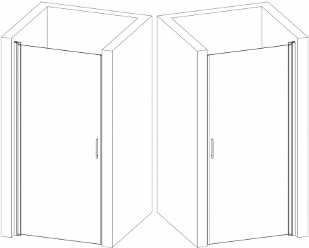 Душові двері BRAVO PROSNA 100W.Line (1уп.)