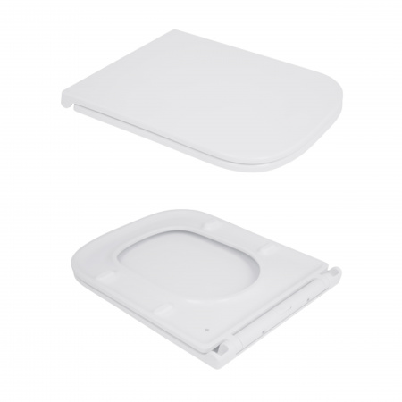 Унітаз-компакт Qtap Cardinal Ultra Quiet безободковий з сидінням Soft-close QT04222168AUQ3W