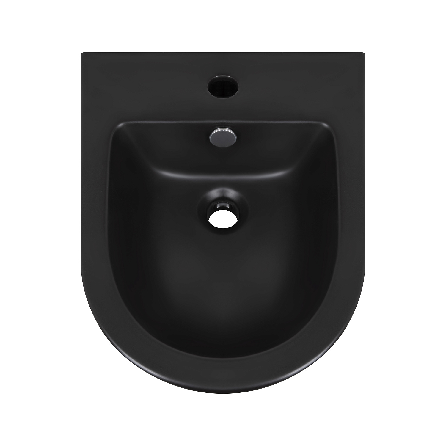 Біде підвісне Qtap Robin 495х370х325 Matt black QT1355046FMB