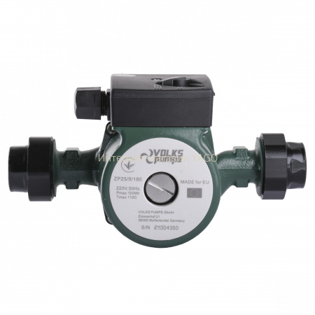 Насос циркуляційний VOLKS pumpe  ZP25/8 180мм + гайки в інтернет-магазині Yago