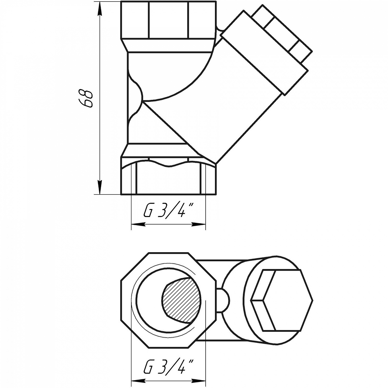 Фільтр грубого очищення ARCO 3/4″ 01831 в інтернет-магазині Yago