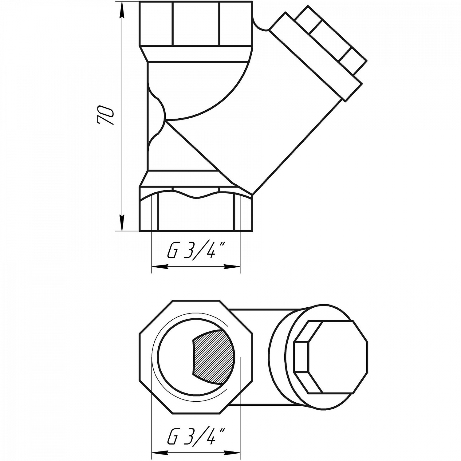 Фільтр грубого очищення ITAP 3/4″ 192 в інтернет-магазині Yago